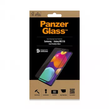 PanzerGlass ® Apsauginis ekrano stiklas Samsung Galaxy M53 5G | M54 5G | Ultra-Wide Fit