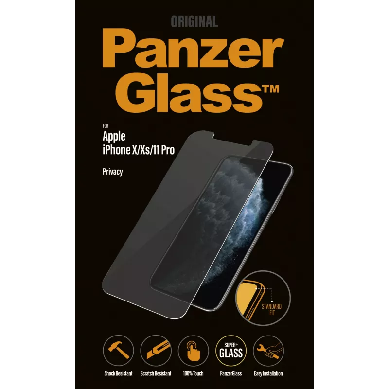 PanzerGlass ® privatumo ekrano apsauga iPhone 11 Pro | Xs | X | standartinis pritaikymas