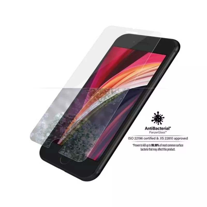 PanzerGlass ® Ekrano apsauga iPhone SE (2020/2022) | 8 | 7 | 6 | 6s | Standartinis pritaikymas | Didmeninė pakuotė