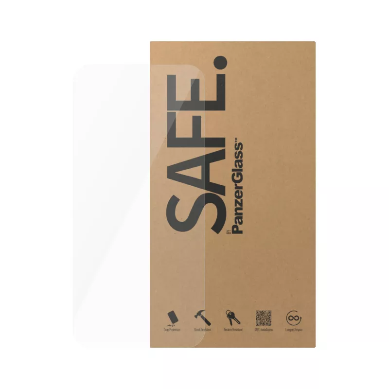 PanzerGlass SAFE. by ® Ekrano apsauga iPhone 15 Pro | Itin platus pritaikymas | DIDELĖ PAKUOTĖ