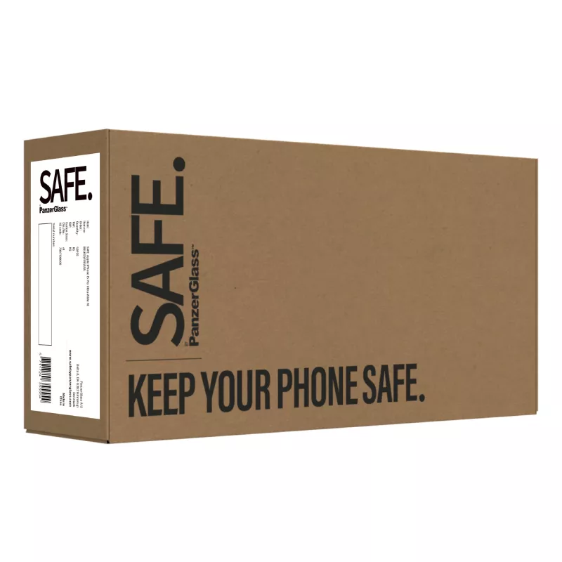 PanzerGlass SAFE. by ® Ekrano apsauga iPhone 15 Pro | Itin platus pritaikymas | DIDELĖ PAKUOTĖ