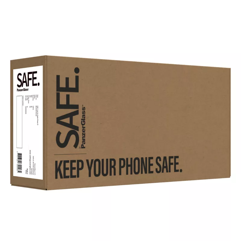 PanzerGlass SAFE. by ® TPU dėklas permatomas iPhone 15 | didmeninė pakuotė