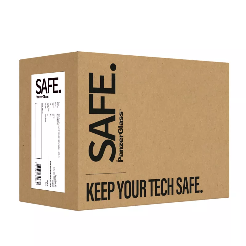 PanzerGlass SAFE. by ® ekrano apsauga iPad Pro 12,9'' (2018, 2020-2022) | Itin platus pritaikymas | Didmeninė pakuotė