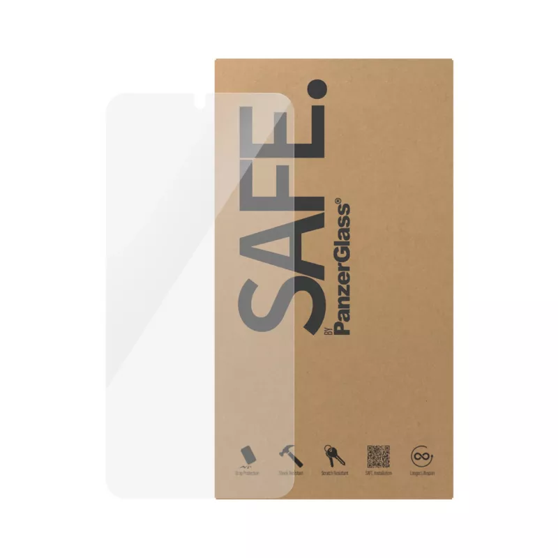 PanzerGlass SAFE. by ® Ekrano apsauga Samsung Galaxy S24+ | Itin platus pritaikymas | DIDMENINĖ