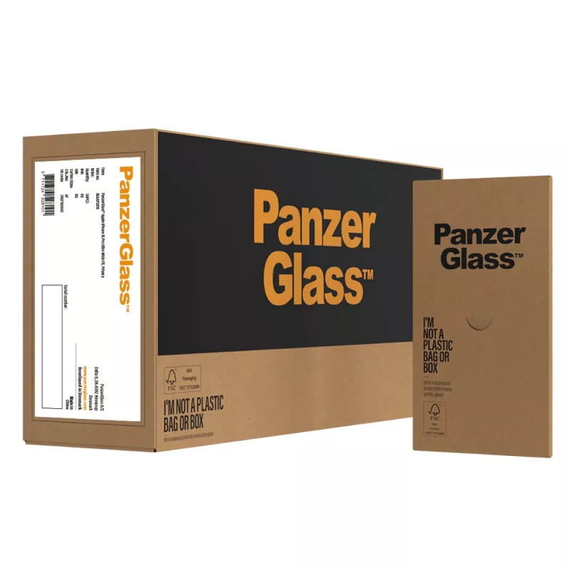 PanzerGlass® privatumo ekrano apsauga iPhone 15 Pro | Ultra-Wide Fit su EasyAligner | Didmeninė pakuotė