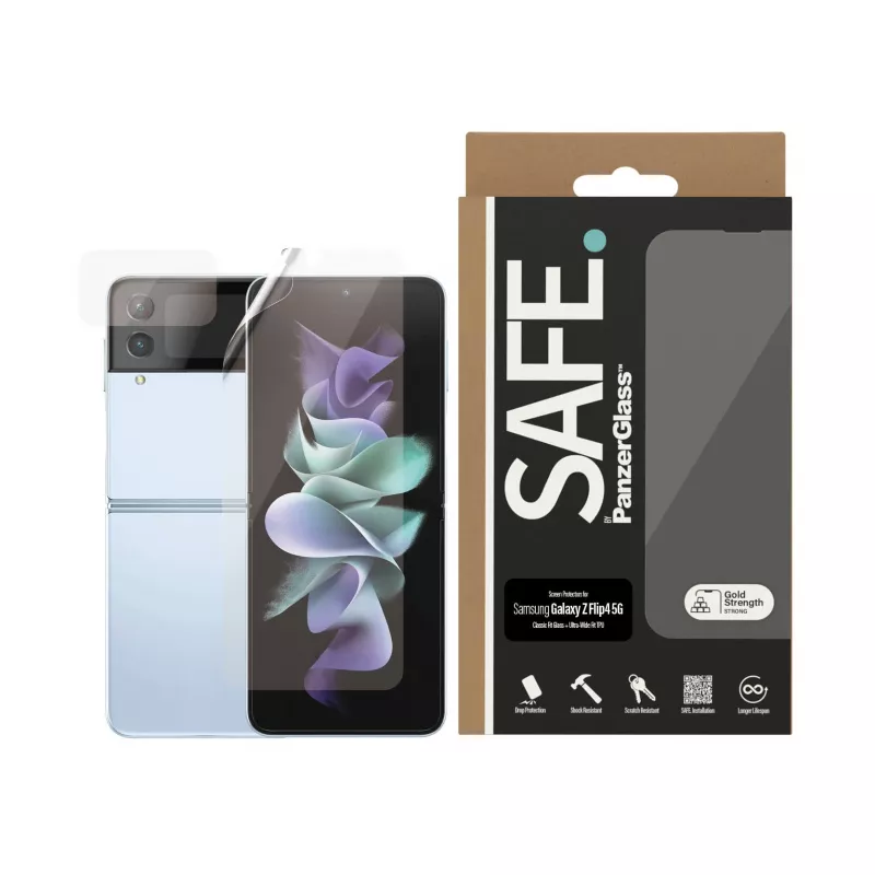 PanzerGlass SAFE. by ® ekrano apsauga Samsung Galaxy Z Flip4 5G