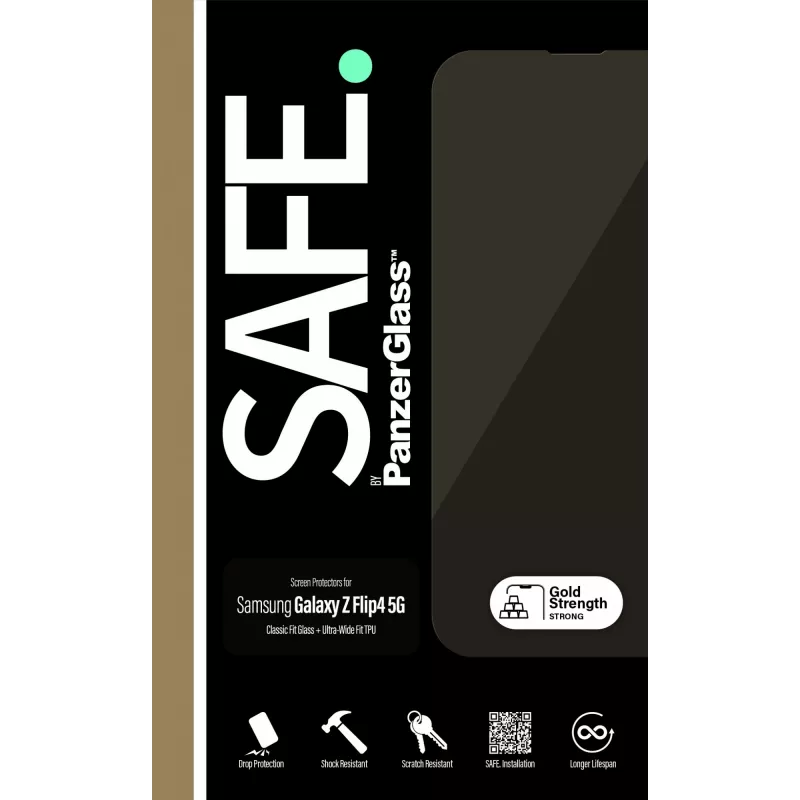 PanzerGlass SAFE. by ® ekrano apsauga Samsung Galaxy Z Flip4 5G