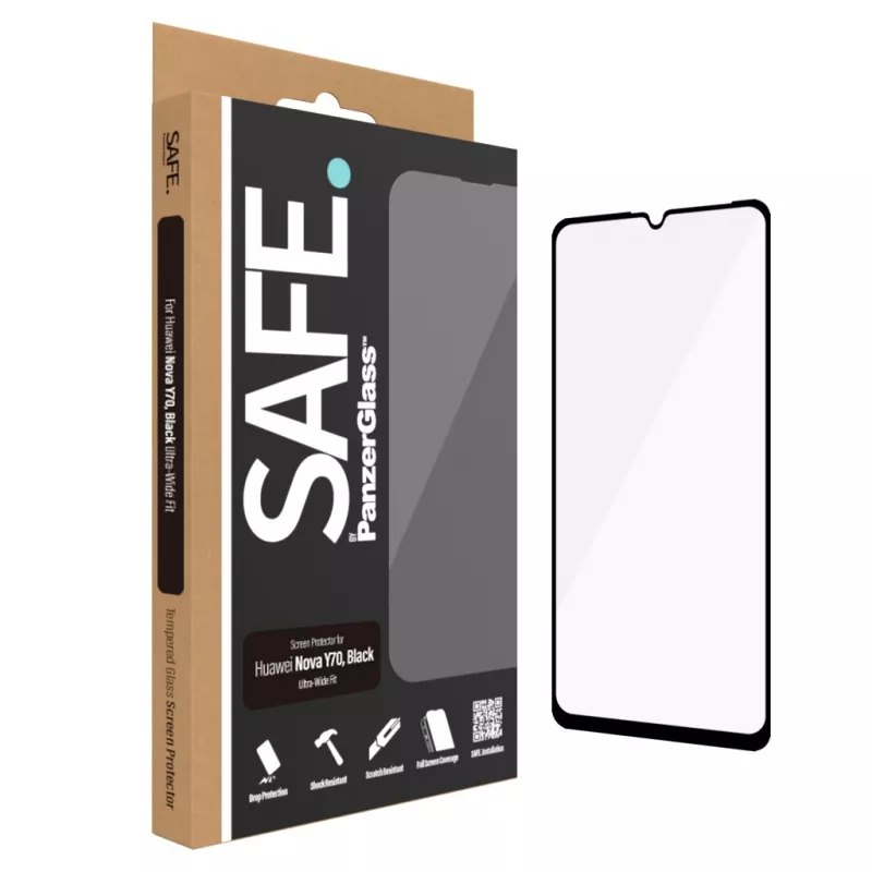 PanzerGlass SAFE. by ® ekrano apsauga Huawei Nova Y70 | Y70 Plus | Y71