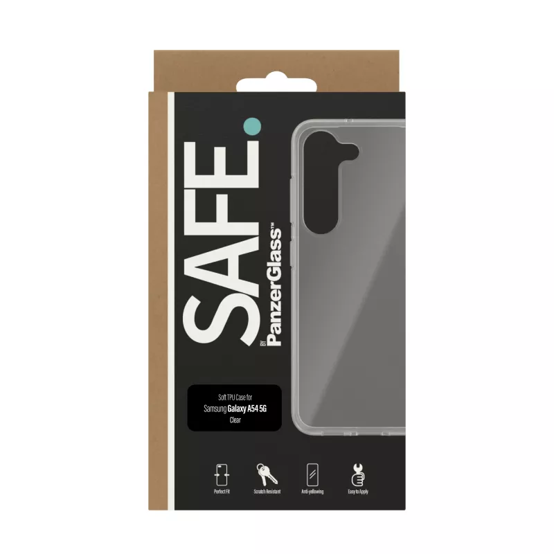 PanzerGlass SAFE. by ® TPU dėklas Samsung Galaxy S23 | Skaidrus