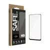 Grūdinto stiklo ekrano apsauga PanzerGlass SAFE, skirta Realme 10 — itin platus pritaikymas, juoda