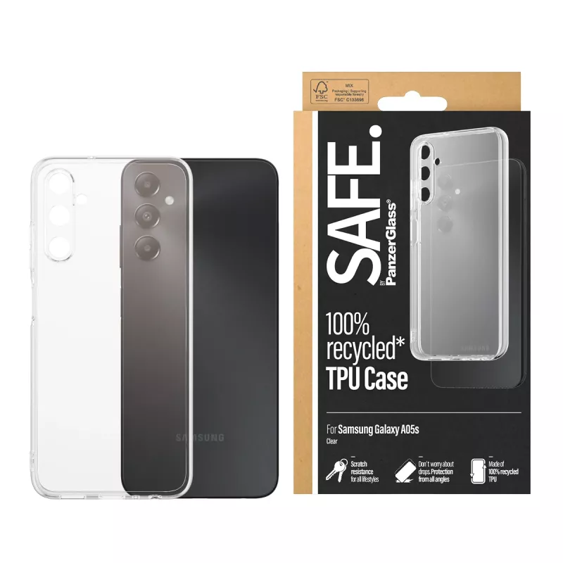 PanzerGlass SAFE. by ® TPU dėklas permatomas Samsung Galaxy A05s