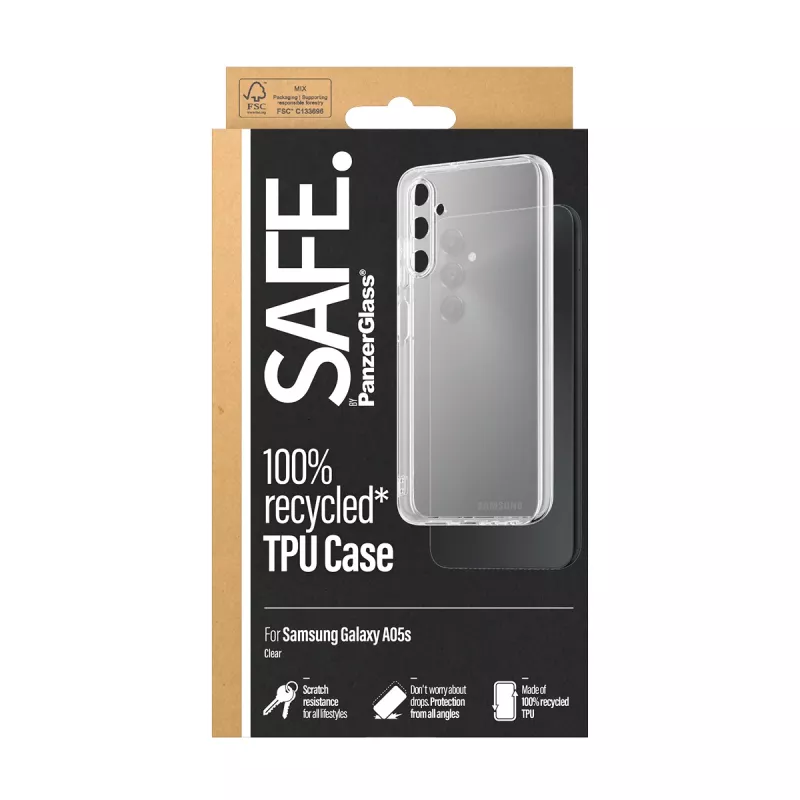 PanzerGlass SAFE. by ® TPU dėklas permatomas Samsung Galaxy A05s