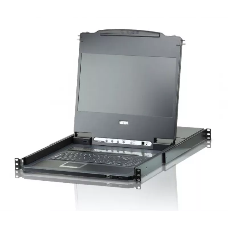 ATEN CL6708MW KVM jungiklis Skirtas montuoti ant stovo Juoda