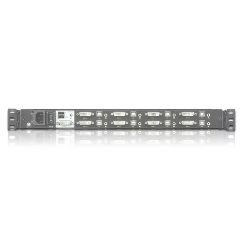 ATEN CL6708MW KVM jungiklis Skirtas montuoti ant stovo Juoda