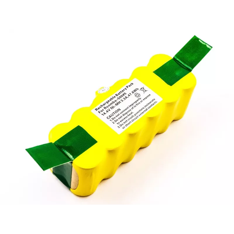 Baterija robotui dulkių siurbliui CoreParts MBVC0007 — žalia, 147×22×57 mm