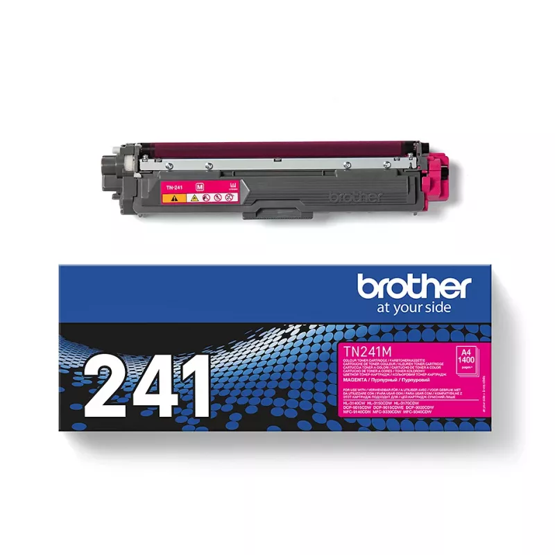 “Brother TN-241M” rašalas, kasetė, 1 vnt., Originali, purpurinė