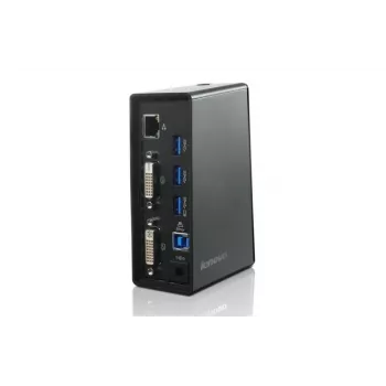 Lenovo ThinkPad USB 3.0 dokas, laidinis USB 3.2 Gen 1 (3.1 Gen 1) Type-A, juodas