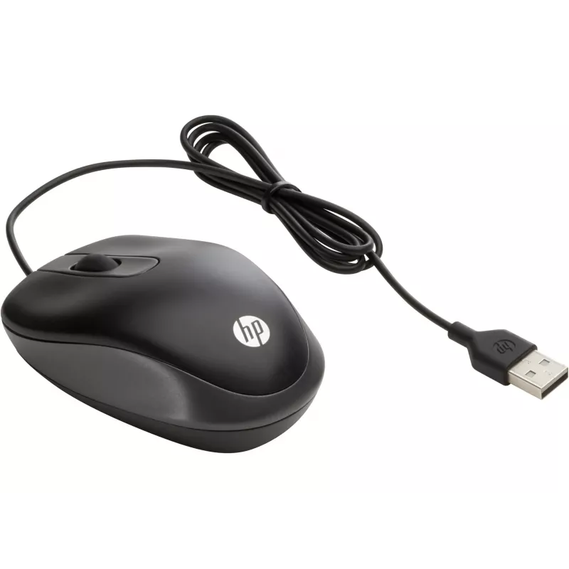 HP USB kelioninė pelė, skirta abiem rankoms, USB Type-A, optinė, 1000 DPI