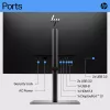 Monitorius HP E27 G5 27 colių Full HD LCD 1920 x 1080