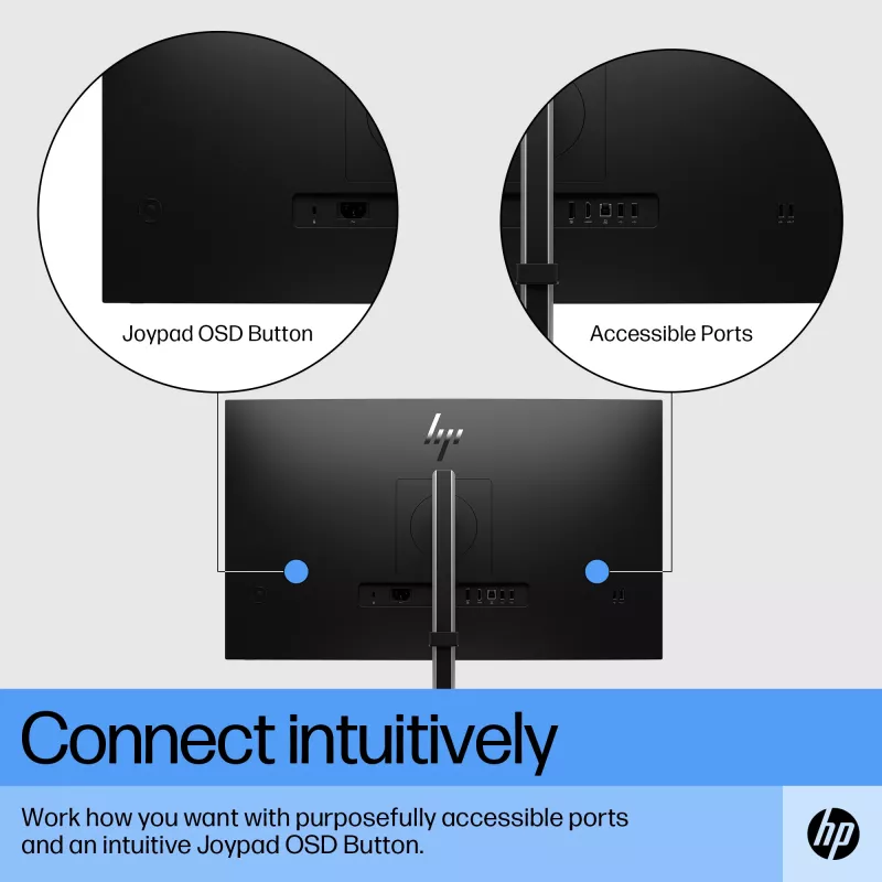 Monitorius HP E27 G5 27 colių Full HD LCD 1920 x 1080