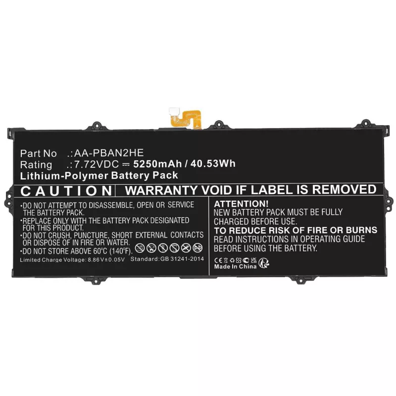 Baterija CoreParts MBXSA-BA0196, skirta Samsung Galaxy Book Go