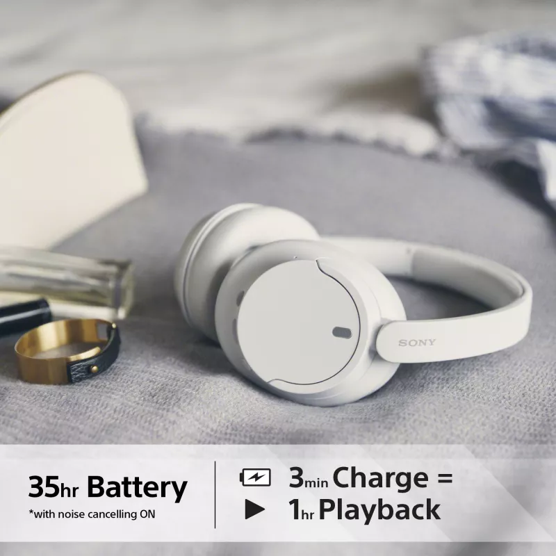 Sony WH-CH720 ausinės laidinės ir belaidės ant galvos Skambučiai / muzika USB Type-C Bluetooth balta