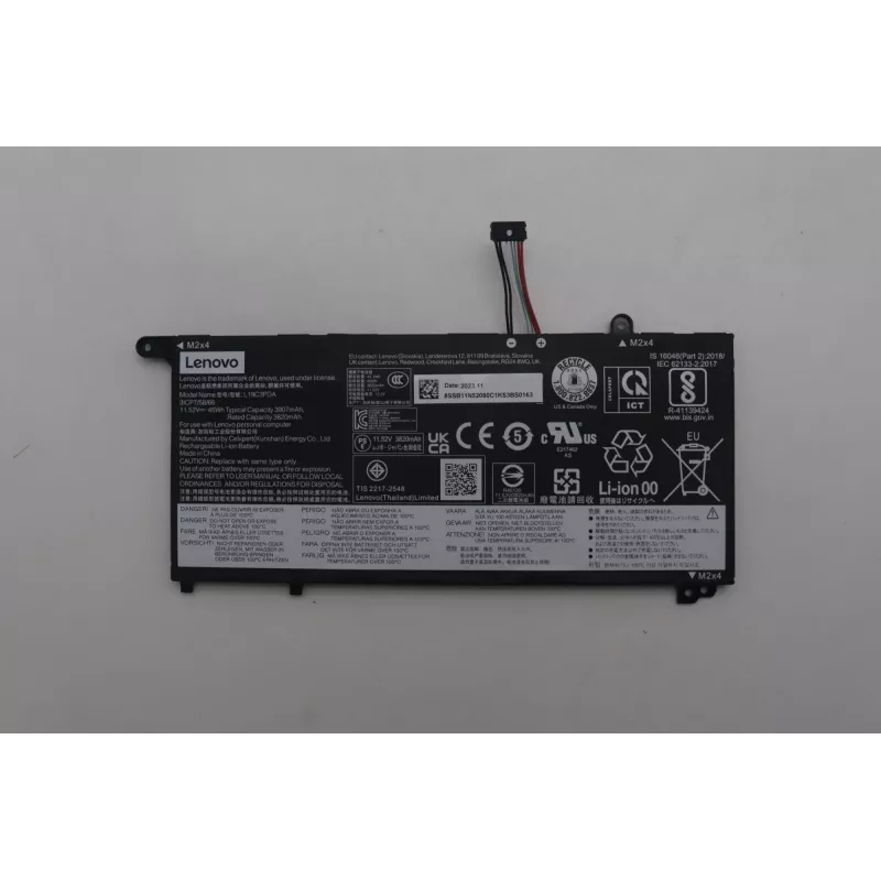 Baterijos blokas, skirtas „Lenovo ThinkBook 14 G3 ACL“ — 11,52 V, 3820 mAh