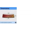 Monitorius HP E45c G5 45 colių lenktas ekranas LCD DQHD raiška