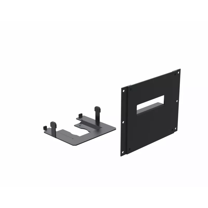 Ergonomic Solutions SpacePole Kiosk SPK610-02 POS sistemos priedas POS spausdintuvo dangtis, juodas, metalinis
