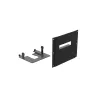 Ergonomic Solutions SpacePole Kiosk SPK610-02 POS sistemos priedas POS spausdintuvo dangtis, juodas, metalinis
