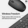 HP 230 belaidės pelės ir klaviatūros rinkinys, pilno dydžio (100%), belaidis, RF belaidis, membraninė, balta, pelė įtraukta