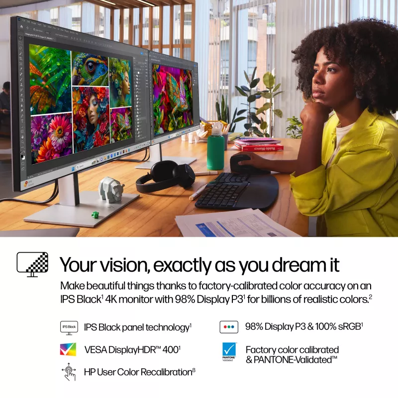HP Series 7 Pro 27 colių 4K Thunderbolt 4 monitorius - 727pk