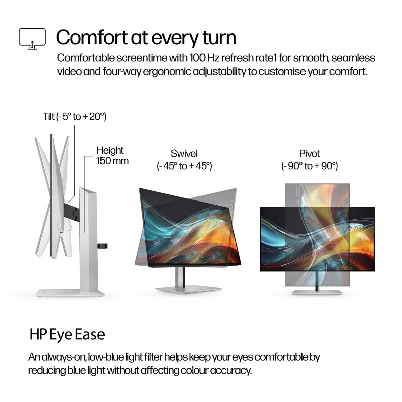 Monitorius HP Series 7 Pro 23,8 col. FHD ekranas 1920 x 1080