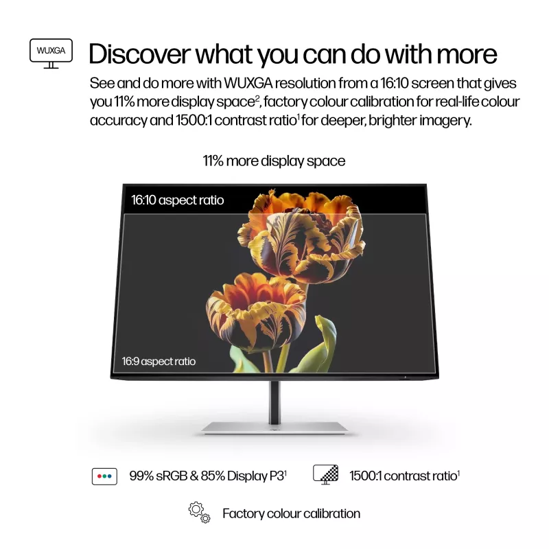 HP Series 7 Pro 24 colių WUXGA monitorius - 724pn be PVC