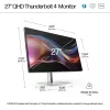 Monitorius HP Series 7 Pro 27 colių QHD Thunderbolt 4 2560 x 1440