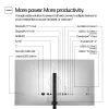 HP Series 7 Pro 27 colių QHD Thunderbolt 4 monitorius - 727pu be PVC