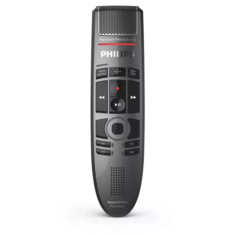 Mikrofonas Philips SpeechMate Premium Touch juodas vienkryptis USB laidinis -37 dB