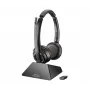 HP Poly Savi 8220 UC Microsoft Teams sertifikuotos DECT 1880–1900 MHz USB-A ausinės