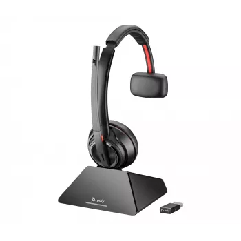 HP Poly Savi 8210 Vienpusės ausinės DECT 1880-1900 MHz Top + Įkrovimo laikiklis