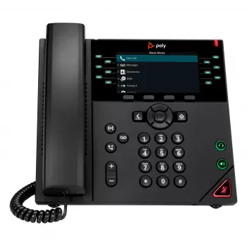 HP Poly VVX 450 12 linijų IP telefonas su PoE palaikymu