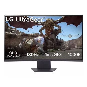 LG 32GS60QC-B kompiuterio monitorius 80 cm (31,5 colio) 2560 x 1440 pikselių Quad HD Juodas