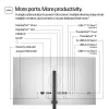 HP Series 7 Pro 27 colių 4K konferencijų monitorius - 727pm