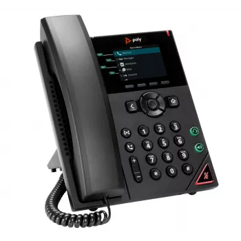 HP Poly VVX 250 4 linijų IP telefonas su PoE palaikymu, juodas, LCD, 320 x 240 pikselių, HTTPS, ENERGY STAR, RoHS, Federalinė ryšių komisija (FCC), CE