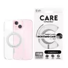 PanzerGlass CARE™ by ® dėklas permatomas su sidabriniu stovu ir MagSafe, skirtas iPhone 15