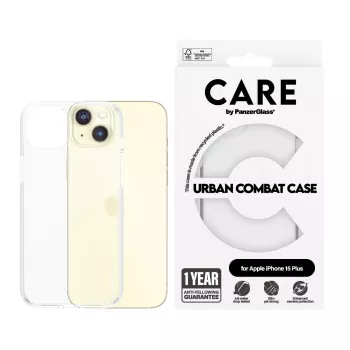 PanzerGlass CARE™ by ® Urban Combat Case permatomas iPhone 15 Plus