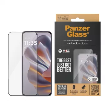 “PanzerGlass” ekrano apsauga su juodu rėmeliu „Motorola Edge 60 Neo“ | 50 Neo | itin platus pritaikymas