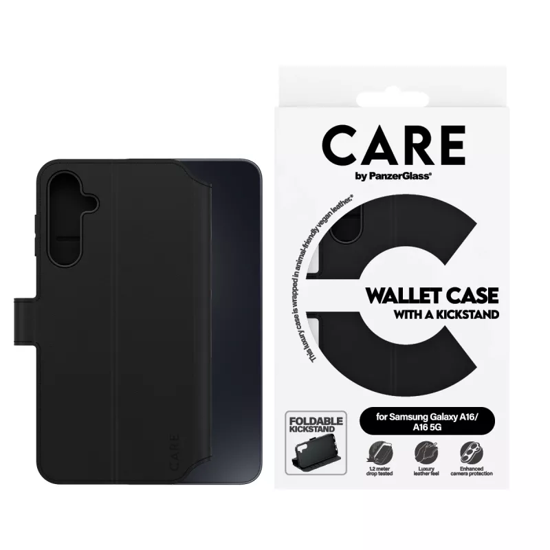 PanzerGlass CARE™ pagal ® Piniginės Dėklas su Atrama Samsung Galaxy A16 4G | A16 5G