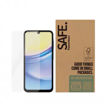 PanzerGlass SAFE. by ® apsauginis ekrano stiklas Samsung Galaxy A16 | A16 5G | Ultra-Wide Fit