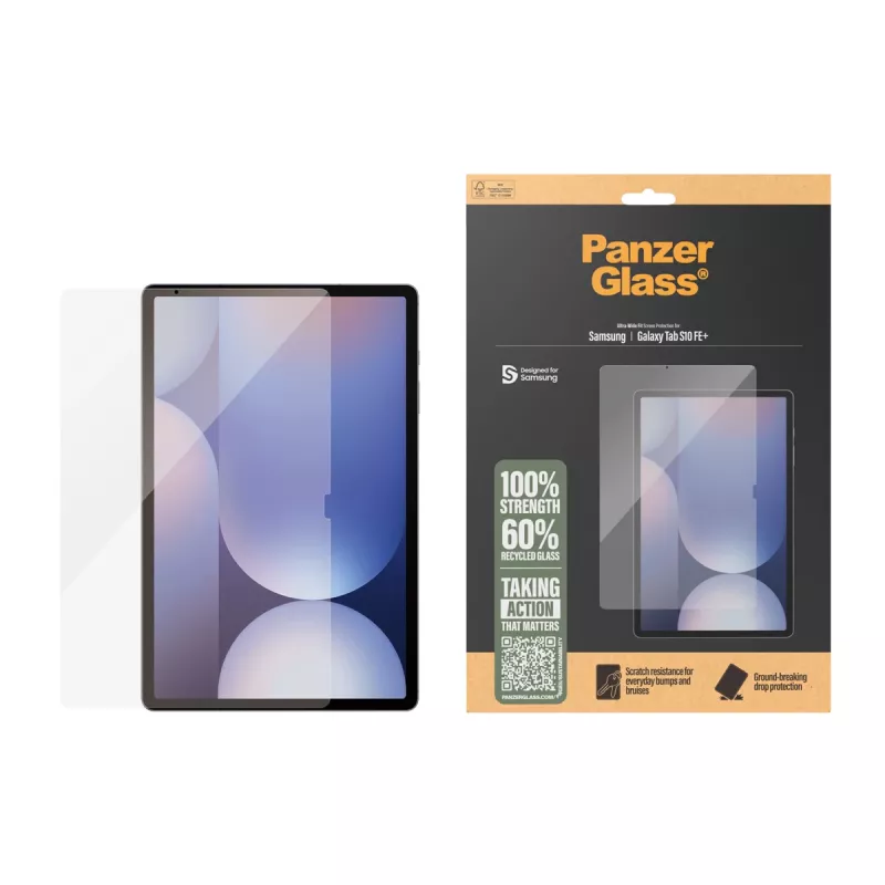 PanzerGlass ® Ekrano apsauga Samsung Galaxy Tab S10 FE+ | Ultra-Wide Fit