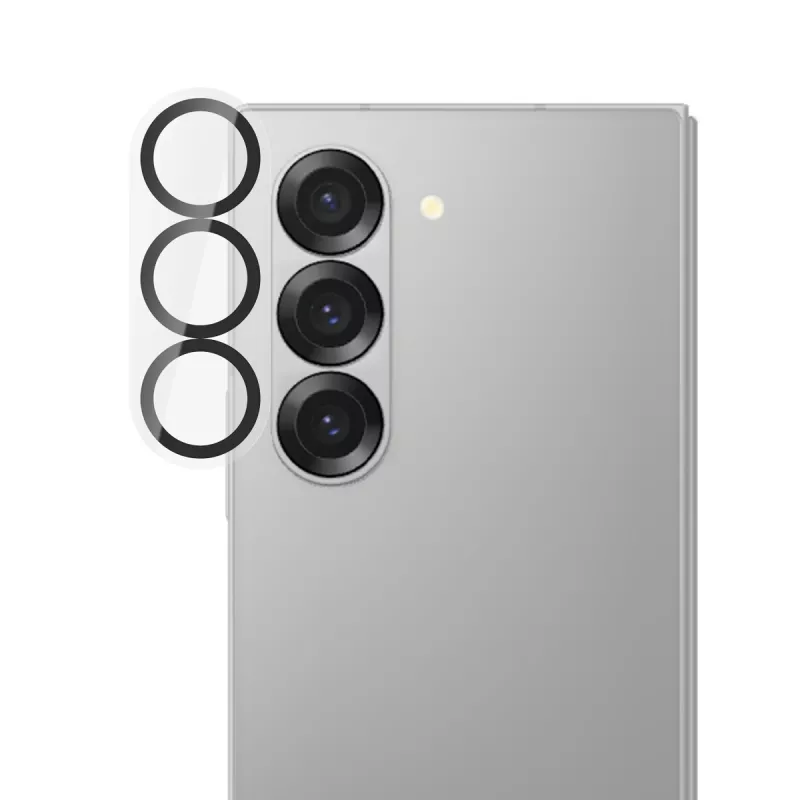 Grūdinto stiklo kameros lęšių apsauga PanzerGlass PicturePerfect, skirta Samsung Galaxy Z Fold7